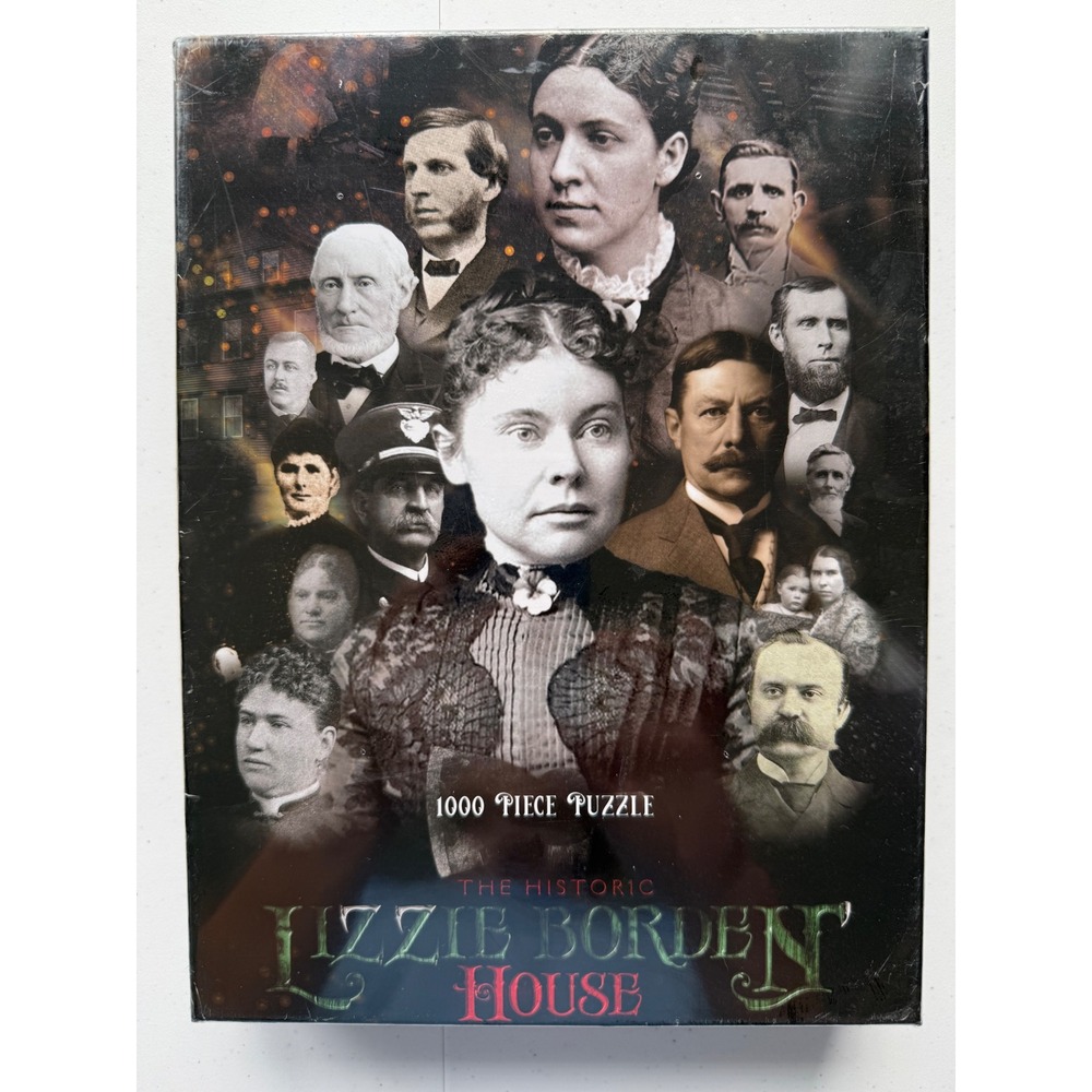 Official Lizzie Borden House 1000 Piece Jigsaw Puzzle New True Crime Halloween